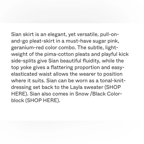 ELEVEN SIX Sian Colorblock Skirt in Sugar Pink and Geranium - Picture 11 of 12